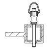 Kipp Ball lock pins stainless steel self-locking, style B K0790.102112080